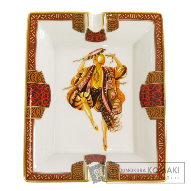 HERMES エルメス アッシュトレイ 灰皿 陶器 レディース