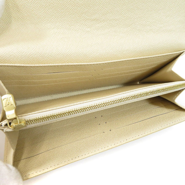 Louis Vuitton ルイヴィトン N638 ポルトフォイユ サラ ダミエ アズール 長財布 小銭入れあり ダミエキャンバス レディース