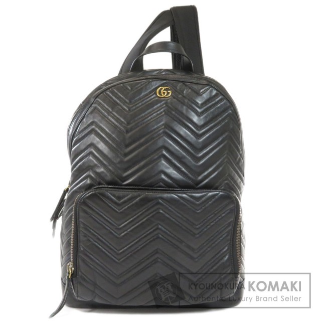 GUCCI グッチ 523405 GGマーモント リュック・デイパック レザー ユニ 