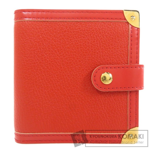 LOUIS VUITTON ルイヴィトン　スハリ コンパクトジップ　赤 LOUIS VUITTON ルイヴィトンスハリ コンパクトジップ赤