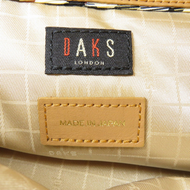 DAKS ダックス 2WAY ショルダーバッグ レザー レディース