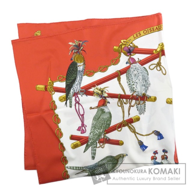 HERMES エルメス カレ 90 LES OISEAUX DU ROY 王の鳥たち スカーフ 