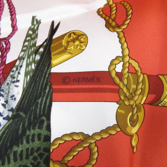 HERMES エルメス カレ 90 LES OISEAUX DU ROY 王の鳥たち スカーフ 