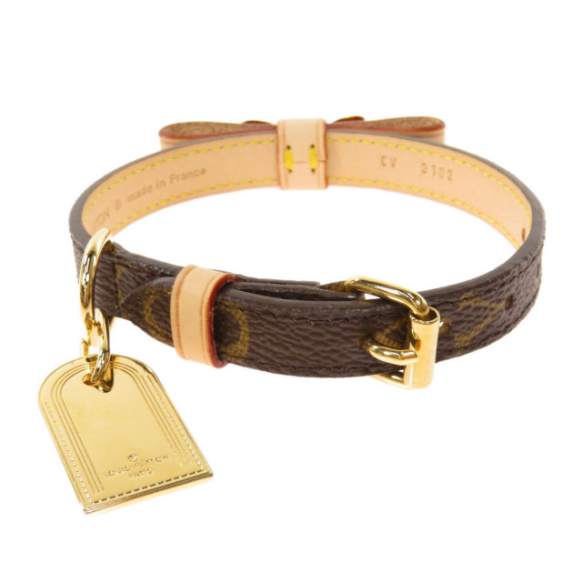 LOUIS VUITTON ルイヴィトン M58073 コリエ・バクスターXS リボン 犬用  