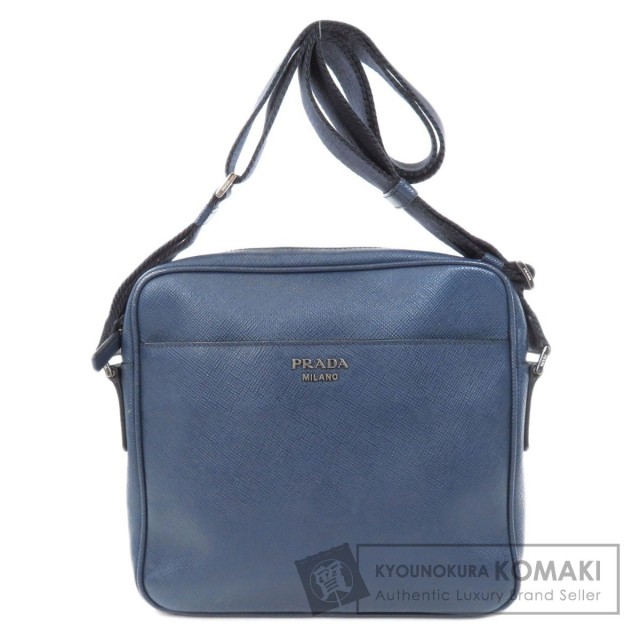 国内発送プラダ エンブレムサフィアーノ PRADA プラダ ロゴ サフィアーノ ショルダーバッグ レザー