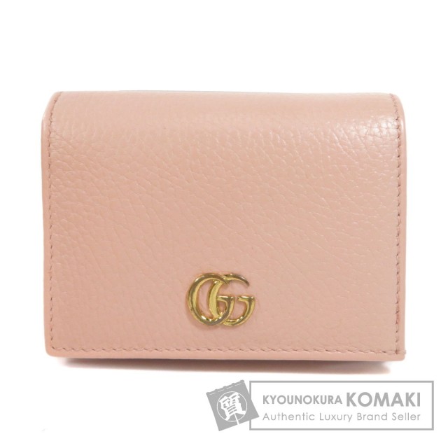 GUCCI グッチ 456126 GGマーモント 二つ折り財布（小銭入れあり  