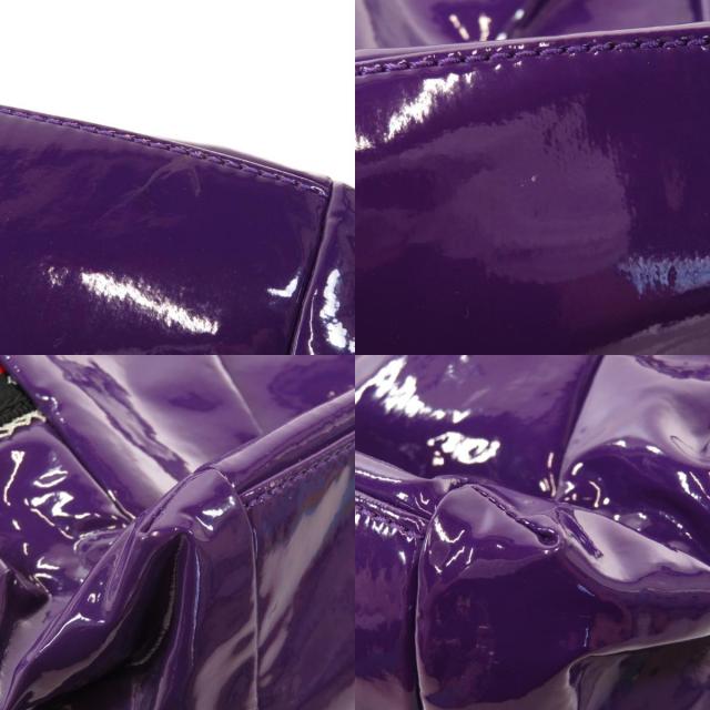 Kiuiです‼️アナスイ　エナメルトートバック　ハンドバッグ ANNA SUI - アナスイ エナメル トートバッグの通販 by しーさと