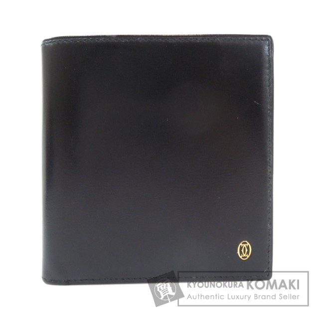 AAQ18 カルティエ 極美品 マストライン 悩ん 2つ折り長財布 メンズ 箱付き 