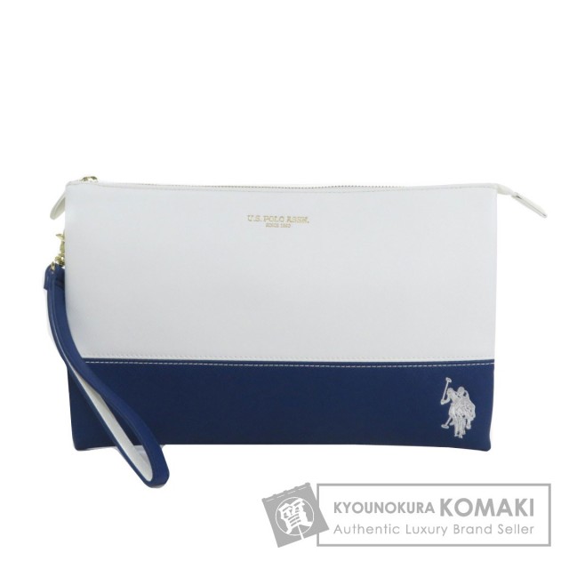 U.S. POLO ASSN. ユーエスポロアッスン ロゴ クラッチバッグ セカンド 