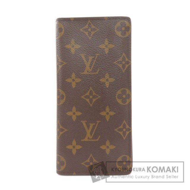 Louis Vuitton ルイヴィトン M ポルトフォイユ ブラザ モノグラム 長財布 小銭入れあり モノグラムキャンバス メンズ