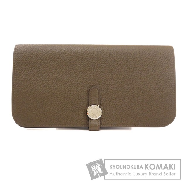 HERMES エルメス ドゴンロング シルバー金具 長財布（小銭入れあり  