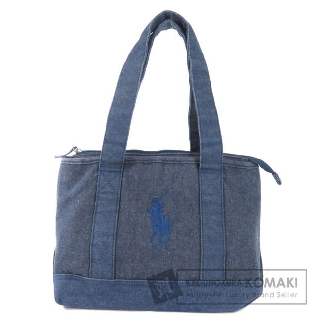 Ralph Lauren ラルフローレン ロゴマーク トートバッグ デニム レディース