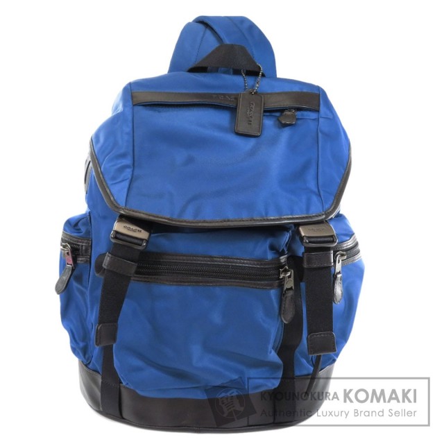 Coach コーチ F714 ロゴ型押し リュック デイパック ナイロン素材 メンズ ブランド京の蔵小牧 ネット販売部