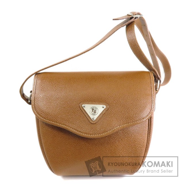 renomaレノマロゴプレートショルダーバッグレザーレディース 