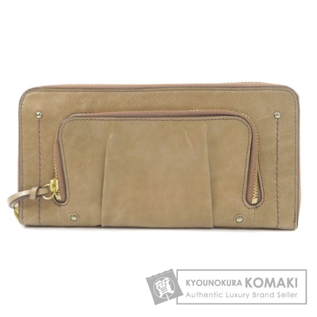 Sazaby サザビー 金具モチーフ 長財布（小銭入れあり） レザー レディース 