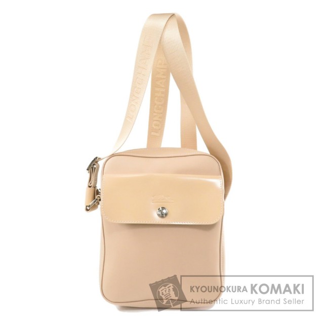 Longchampロンシャンロゴモチーフショルダーバッグナイロン素材/レザー 