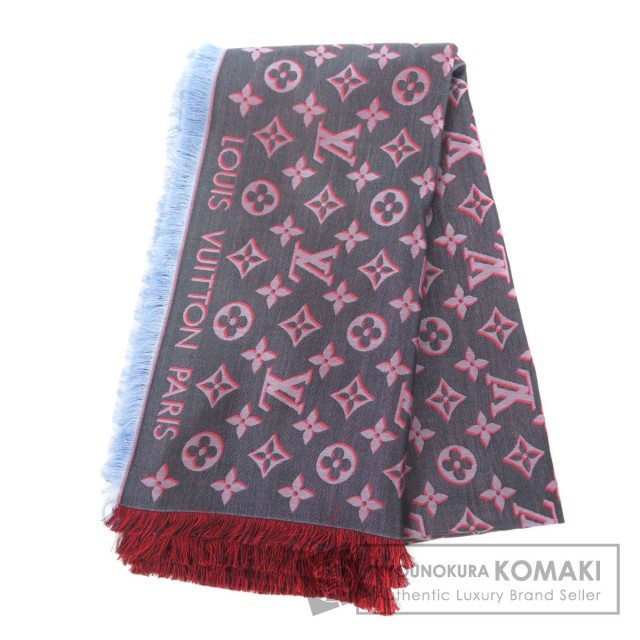 LOUIS VUITTON ルイヴィトン 3Dモノグラムショール ストール シルク 