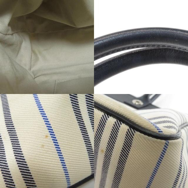 美品✨バーバリー　ボーダー　トートバッグ　キャンバス　レザー　ロゴ型押し BURBERRY（ボーダー ・ トートバッグ）のフリマアイテム一覧