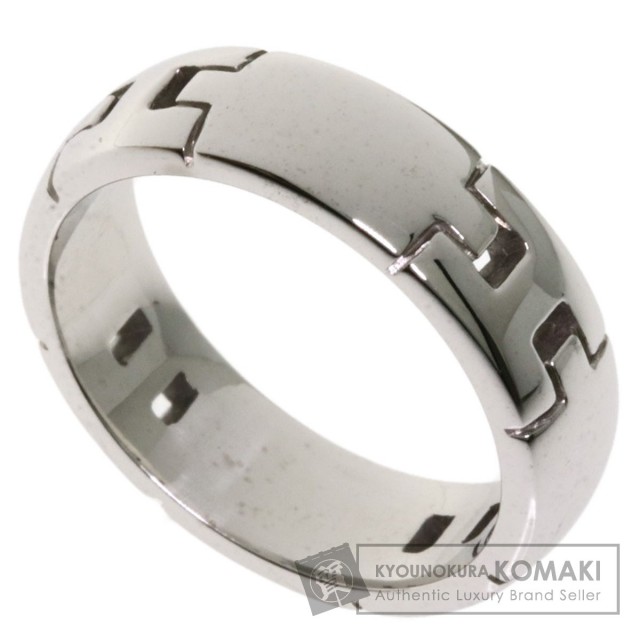 HERMESエルメスヘラクレスリング#50リング・指輪K18ホワイトゴールド  