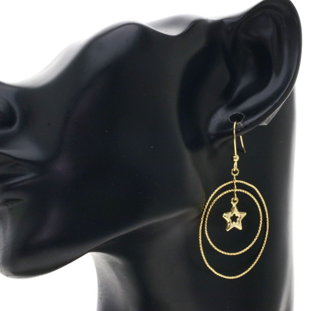 STAR JEWELRY スタージュエリー スターモチーフ ピアス K18