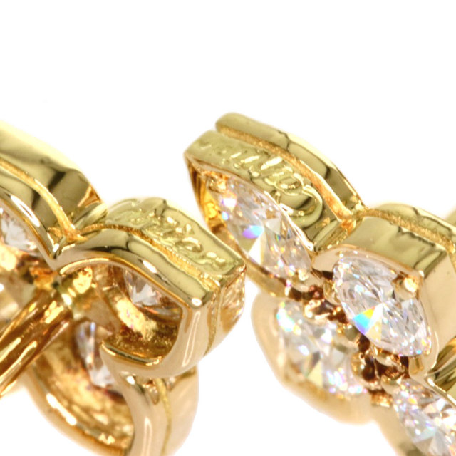 CARTIER カルティエ ヒンドゥ ダイヤモンド ピアス K18イエロー  