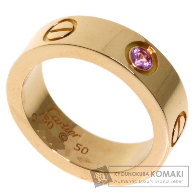 CARTIERカルティエラブリング1Pピンクサファイア#50リング・指輪K18  