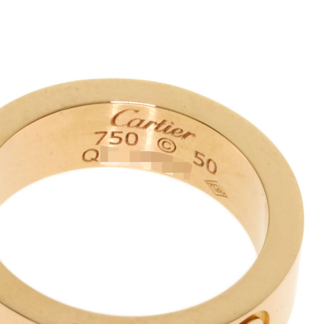 Cartier カルティエ/K18PG/ピンクサファイア/ピンクゴールド#7号  