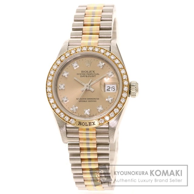 ROLEX ロレックス 69149G BIC デイトジャスト トリドール 10P