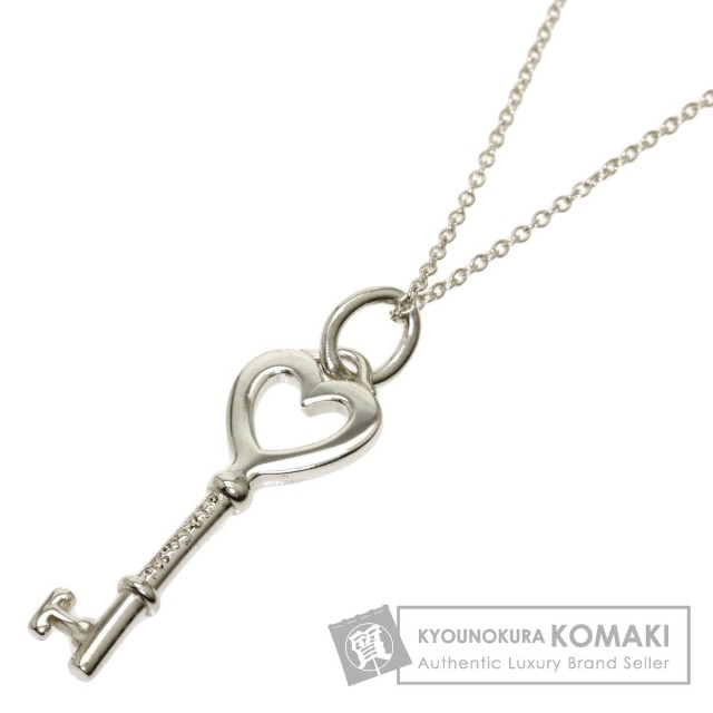 TIFFANY&Co. ティファニー ハートキー ネックレス シルバー レディース