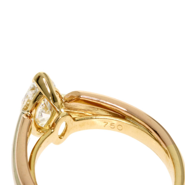 カルティエ Cハートリング イエローゴールド ダイヤモンド 53号 【430  