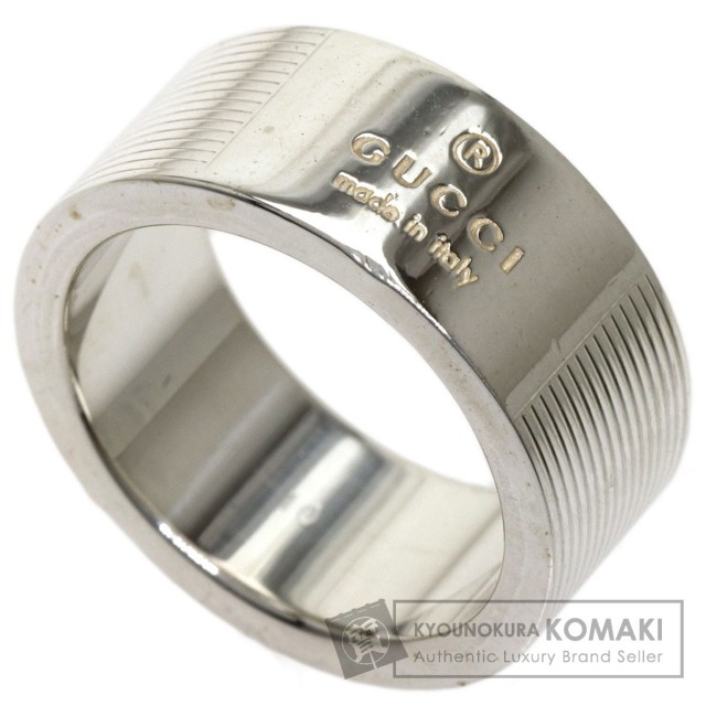 GUCCI グッチ ロゴ #10 シルバー 925 リング・指輪 シルバー  