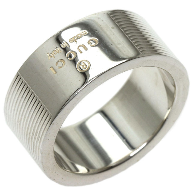 GUCCI グッチ ロゴ #10 シルバー 925 リング・指輪 シルバー  