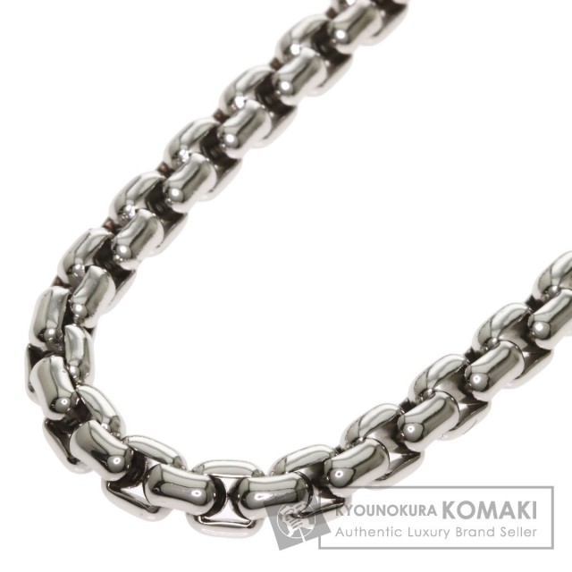 TIFFANY&Co. ティファニー チェーン 51cm ネックレス K18ホワイト  