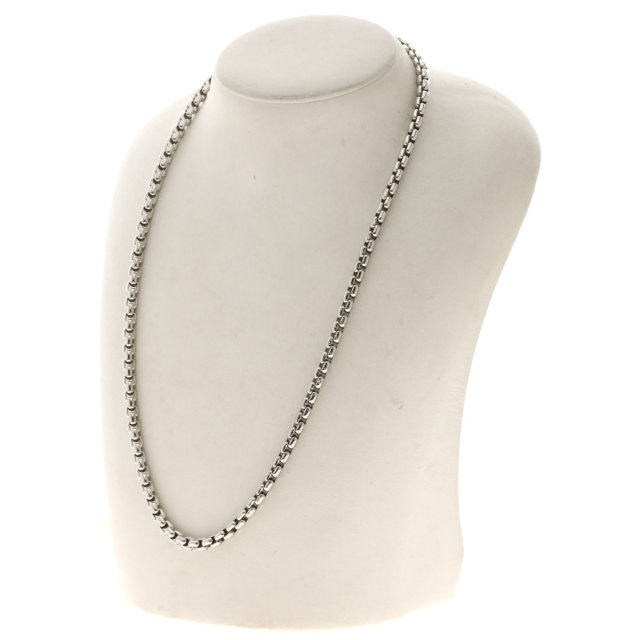TIFFANY&Co. ティファニー チェーン 51cm ネックレス K18ホワイト 