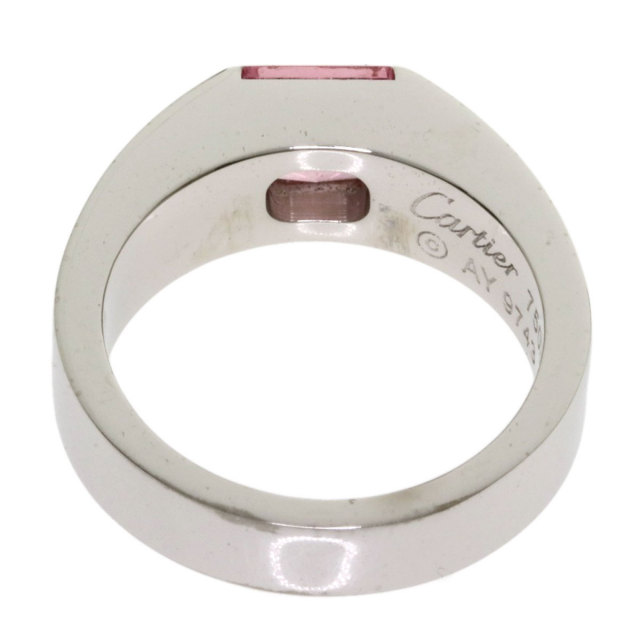 CARTIER カルティエ タンクリング ピンクトルマリン #50 リング・指輪 