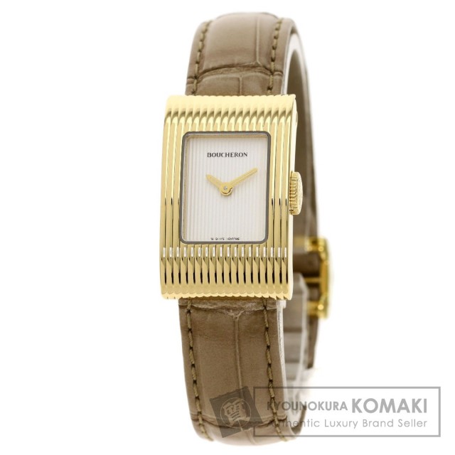 Boucheron【ブシュロン】 リフレ 替えベルト付き 腕時計 K18YG 