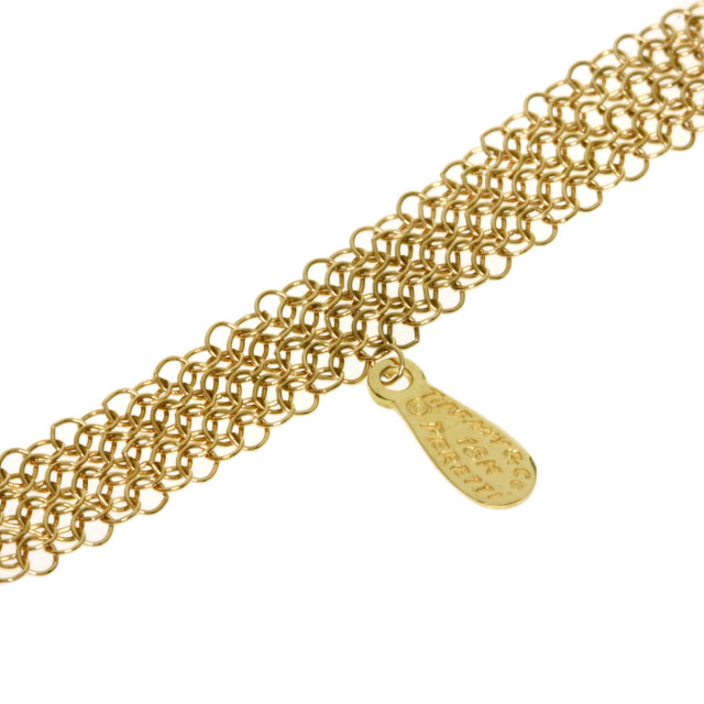 TIFFANY&Co. ティファニー メッシュ ロング 66cm ネックレス K18 