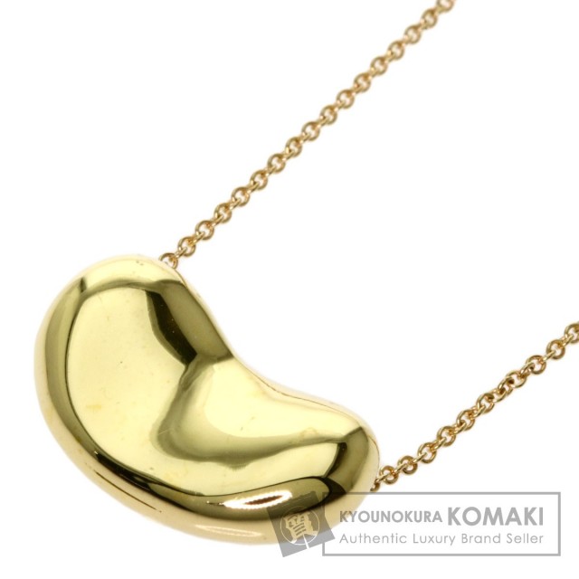 TIFFANY&Co. ティファニー ビーン 20mm ネックレス K18イエロー  