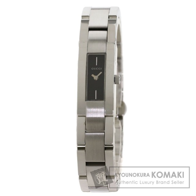 GUCCIグッチ4600Lスクエアフェイス腕時計ステンレススチール/SSレディース 