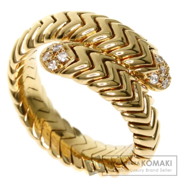 BVLGARI ブルガリ トゥボガス ダイヤモンド スネーク リング・指輪 K18  