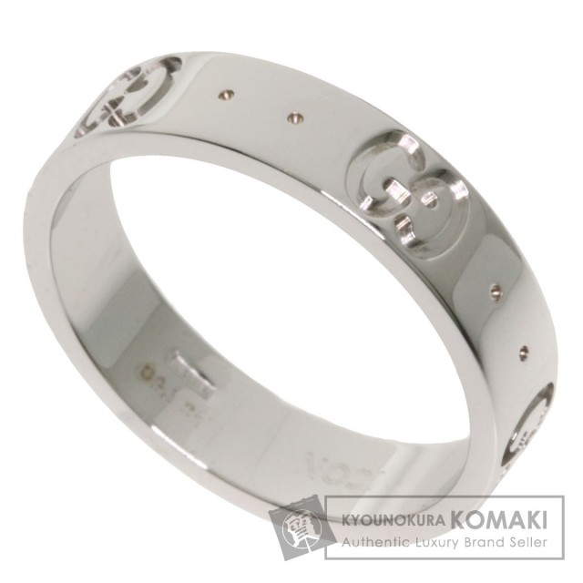 Gucci グッチ アイコン 8 リング 指輪 K18ホワイトゴールド レディース ブランド京の蔵小牧 ネット販売部