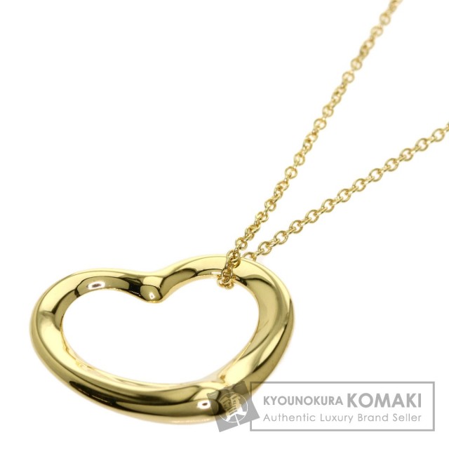 TIFFANY&Co. ティファニー オープンハート 22mm ネックレス K18 