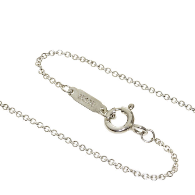 美品✨ティファニー ネックレスチェーンのみ ロゴ 全長45cm 純正 シルバー TIFFANY&Co．】シルバー チェーン ネックレス (Tiffany & Co