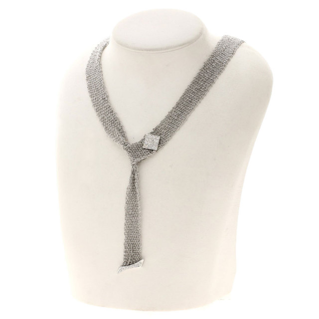 0.95ct LEGNAZZI ダイヤモンド ネックレス K18ホワイトゴールド 53.3g  