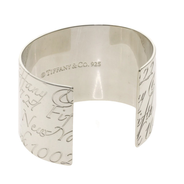 TIFFANY&Co.ティファニーノーツワイドカフバングルブレスレット 