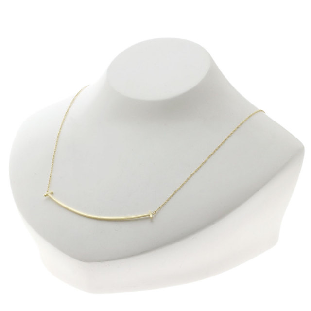 TIFFANY&Co. ティファニー T スマイル ラージ ネックレス K18