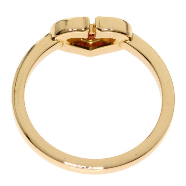 CARTIER カルティエ Cハートリング ピンクサファイア #52 リング・指輪 