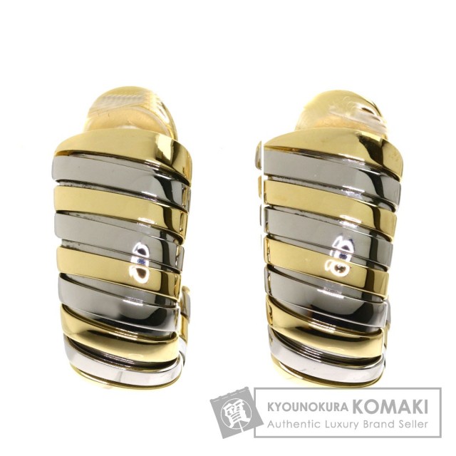 BVLGARI ブルガリ トゥボガス イヤリング K18イエローゴールド/SS 