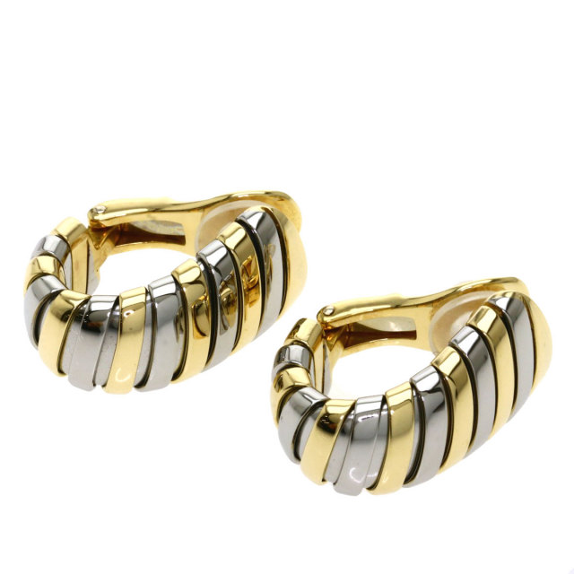 BVLGARI ブルガリ トゥボガス イヤリング K18イエローゴールド/SS 