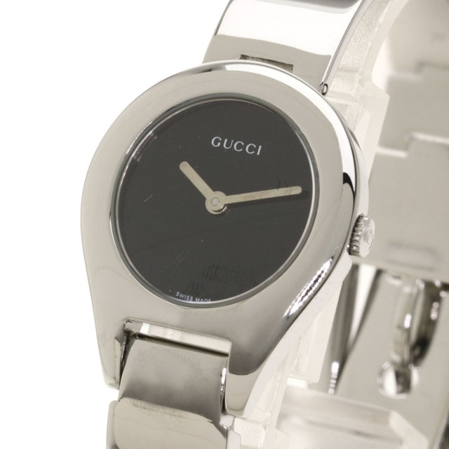 GUCCIグッチ6700Lラウンドフェイス腕時計ステンレススチール/SSレディース